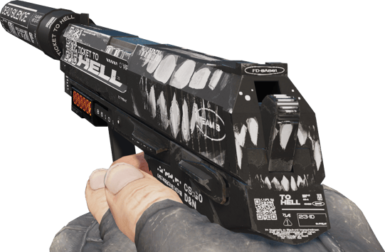 Preview image 3 of StatTrak™ USP-S | Ticket to Hell (Testado no Terreno)