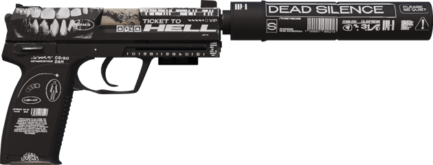 Preview image 2 of StatTrak™ USP-S | Cehenneme Bilet (Az Aşınmış)