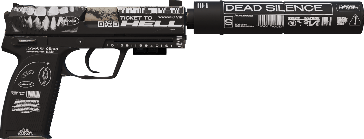 Preview image 2 of StatTrak™ USP-S | Ticket zur Hölle (Minimale Gebrauchsspuren)