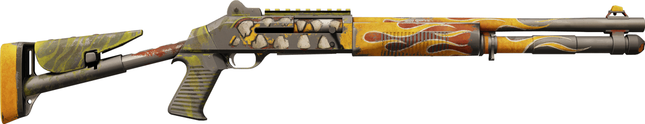 Preview image 2 of StatTrak™ XM1014 | 焚烬之鳄 (战痕累累)