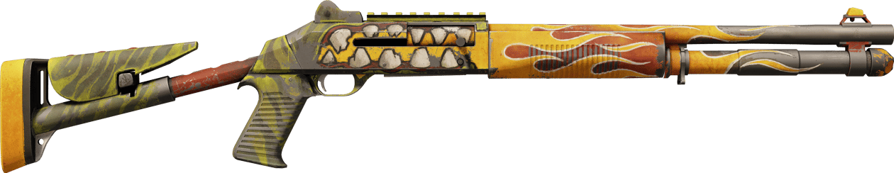 Preview image 2 of StatTrak™ XM1014 | 焚烬之鳄 (久经沙场)