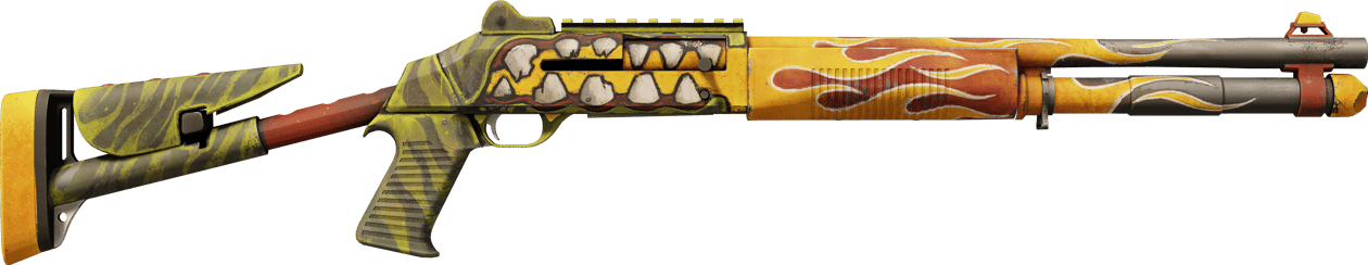 Preview image 2 of StatTrak™ XM1014 | 焚烬之鳄 (略有磨损)