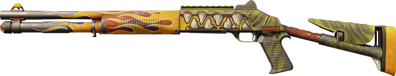 Preview image 1 of StatTrak™ XM1014 | 焚烬之鳄 (破损不堪)