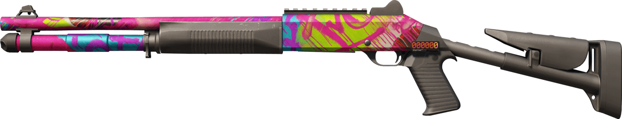 Preview image 1 of StatTrak™ XM1014 | XOXO (มีรอยถลอกอย่างมาก)