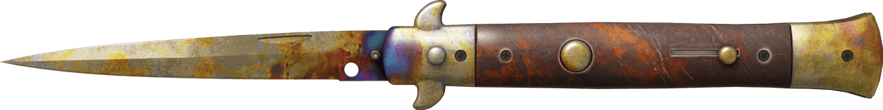 Preview image 2 of ★ Stiletto Knife | Stal nawęglana (po ciężkich walkach)