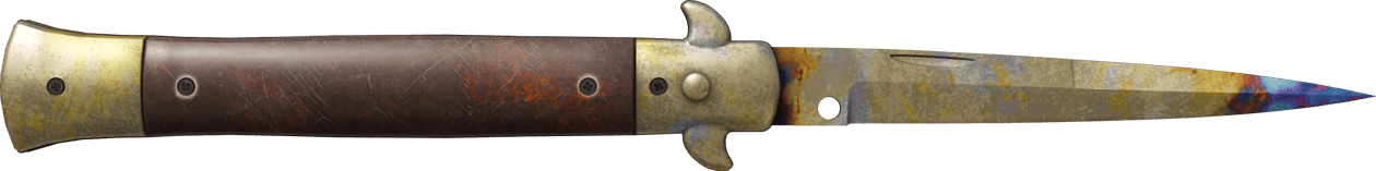 Preview image 1 of ★ Stiletto Knife | Stal nawęglana (po ciężkich walkach)