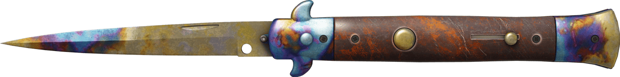 Preview image 2 of ★ Stiletto Knife | Case Hardened (かなり摩耗)