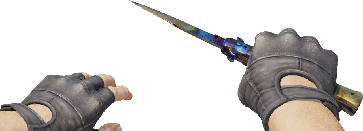 Preview image 4 of ★ Stiletto Knife | Case Hardened (かなり摩耗)
