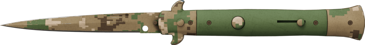 Preview image 2 of ★ 스틸레토 칼 | 숲 디지털 위장 (현장에서 쓰인)