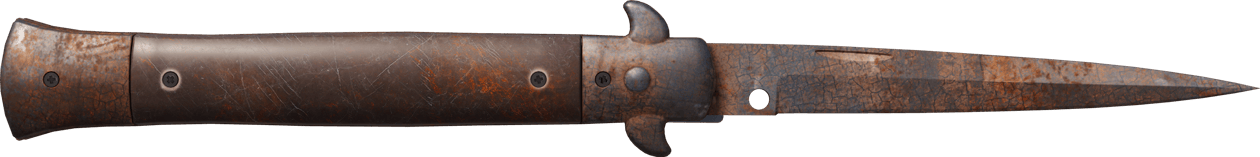 Preview image 1 of ★ Stiletto ナイフ | Rust Coat (戦いで傷ついた)