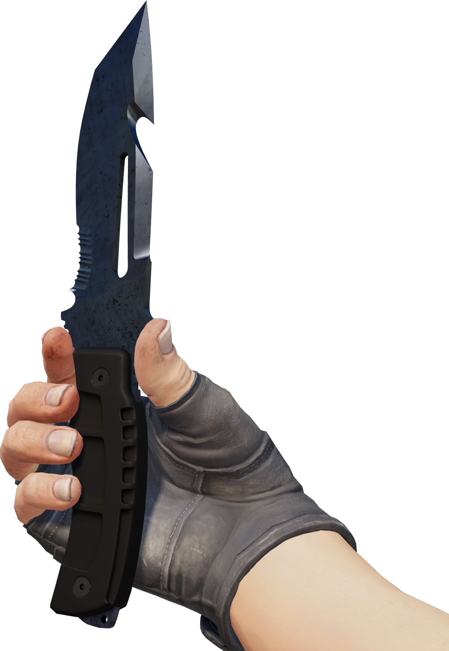 Preview image 3 of ★ Couteau de survie | Acier bleui (Neuve)