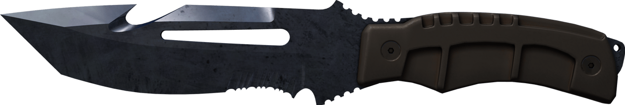 Preview image 2 of Couteau de survie (★) | Acier bleui (Très peu usée)