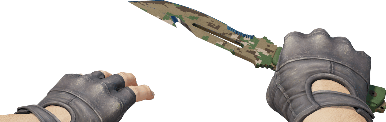 Preview image 4 of 求生匕首（★） | 森林 DDPAT (破损不堪)