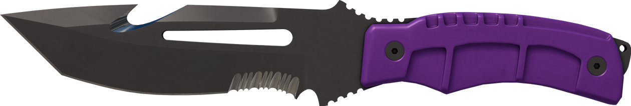 Preview image 2 of ★ Couteau de survie | Ultraviolet (Très peu usée)