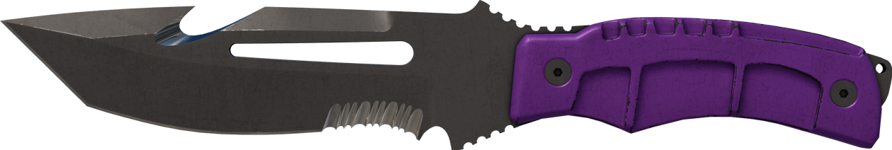 Preview image 2 of ★ Nóż survivalowy | Ultrafiolet (mocne zużycie)