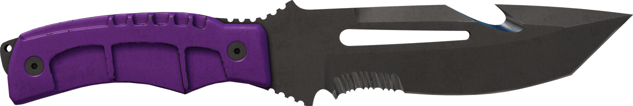 Preview image 1 of ★ Nóż survivalowy | Ultrafiolet (mocne zużycie)