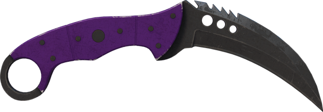 Preview image 2 of ★ Talon Knife | Ultraviolet (Well-Worn)