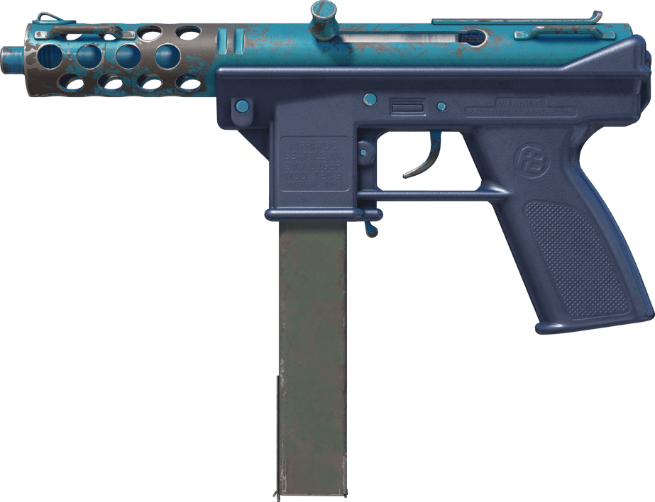 Preview image 1 of Tec-9 | Blue Blast (Well-Worn)