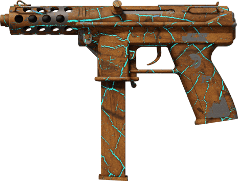 Tec-9 | Pęknięty opal (po ciężkich walkach)