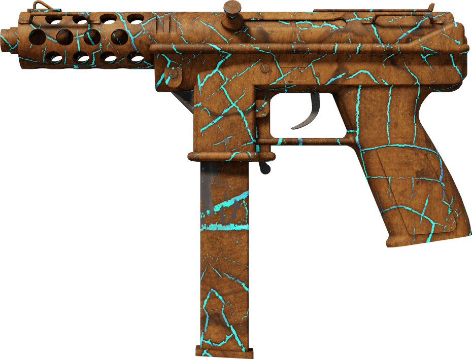 Preview image 1 of Tec-9 | Cracked Opal (FT - Qua thực chiến)