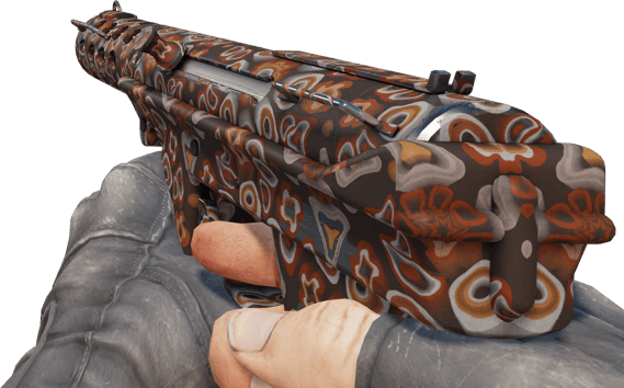 Preview image 3 of Tec-9 | Orange Murano (Well-Worn)