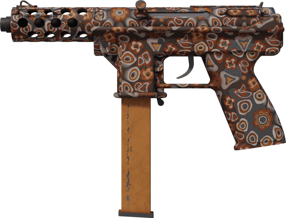 Preview image 1 of Tec-9 | Orange Murano (Well-Worn)