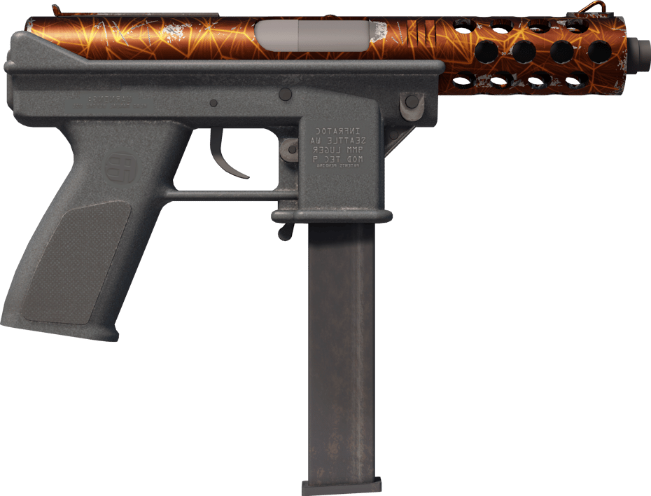 Preview image 2 of Tec-9 | Red Quartz (มีรอยถลอกเล็กน้อย)