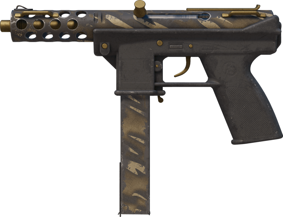 Preview image 1 of Tec-9 | Tiger Stencil (Battle-Scarred)