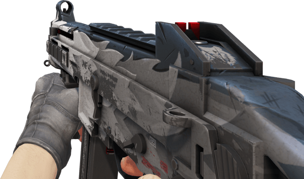 Preview image 3 of UMP-45 | Arctic Wolf (ถลอกปอกเปิกจากการรบ)