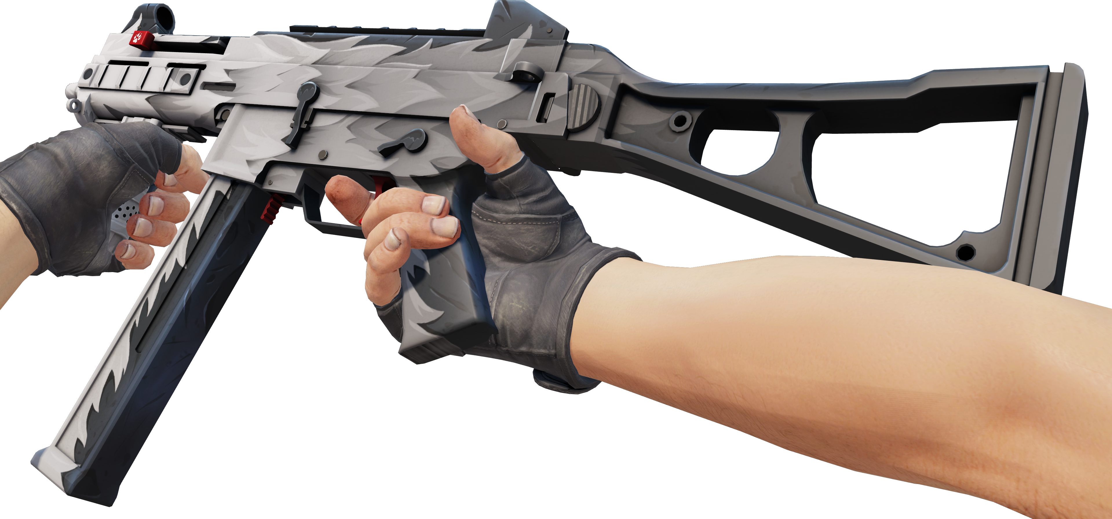 Preview image 3 of UMP-45 | Arctic Wolf (Factory New)