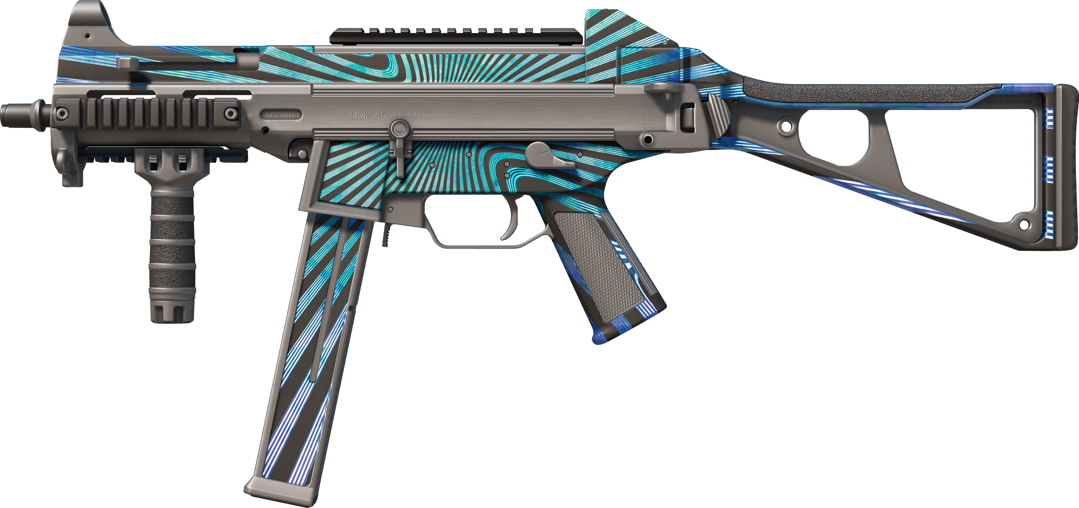 UMP-45 | Arctic Wolf (かなり摩耗)