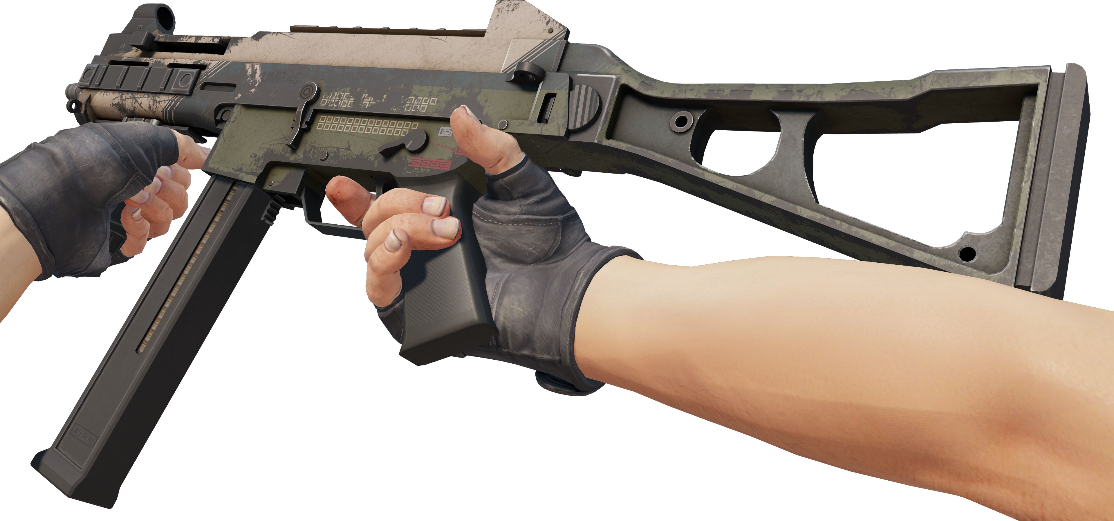 Preview image 3 of UMP-45 | Corporal (Battle-Scarred)
