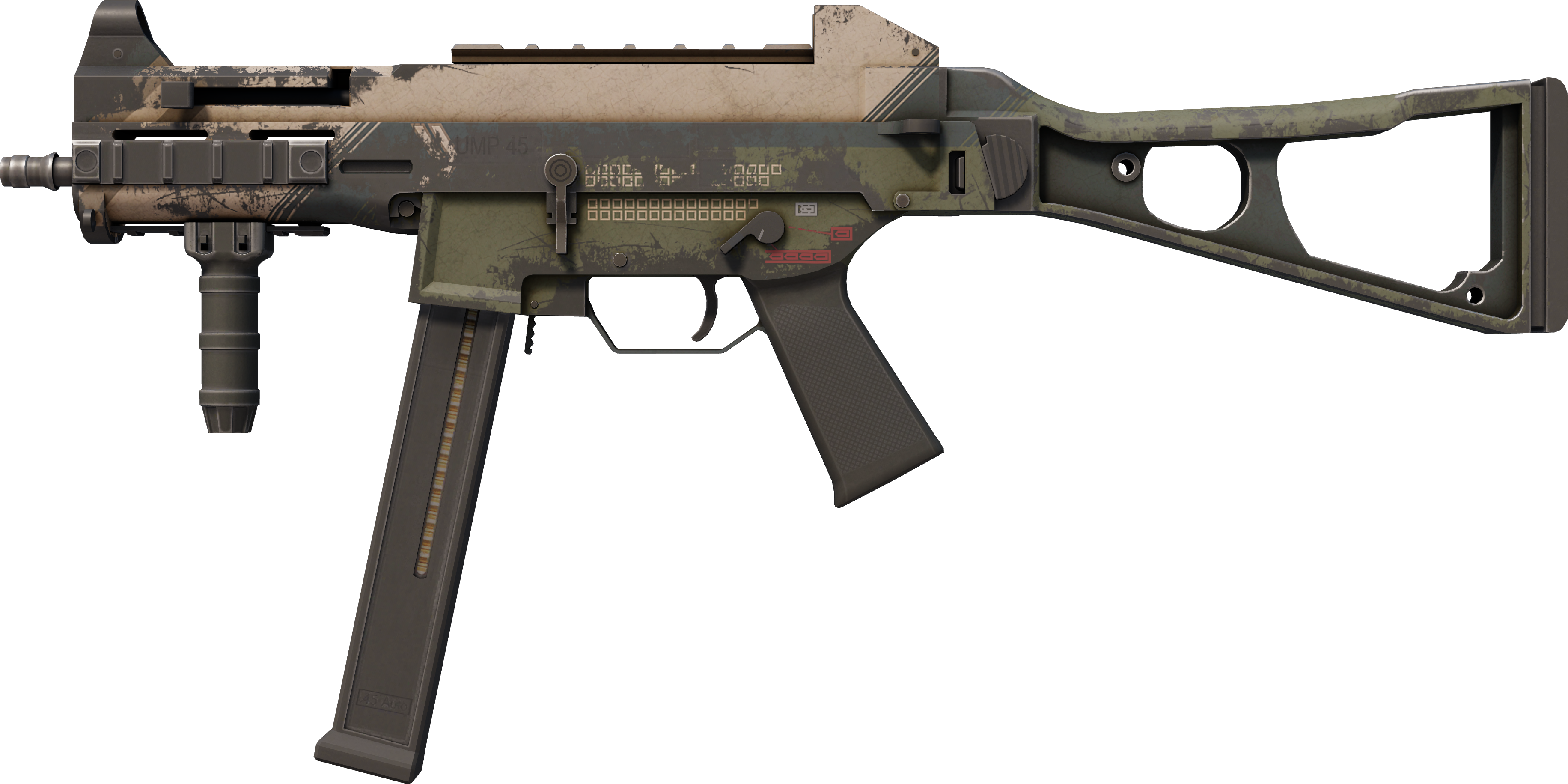 Preview image 1 of UMP-45 | Corporal (Battle-Scarred)