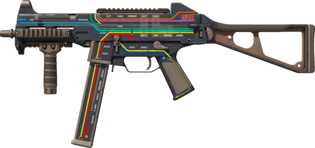 UMP-45 | Nächtlicher Linienverkehr (Kampfspuren)