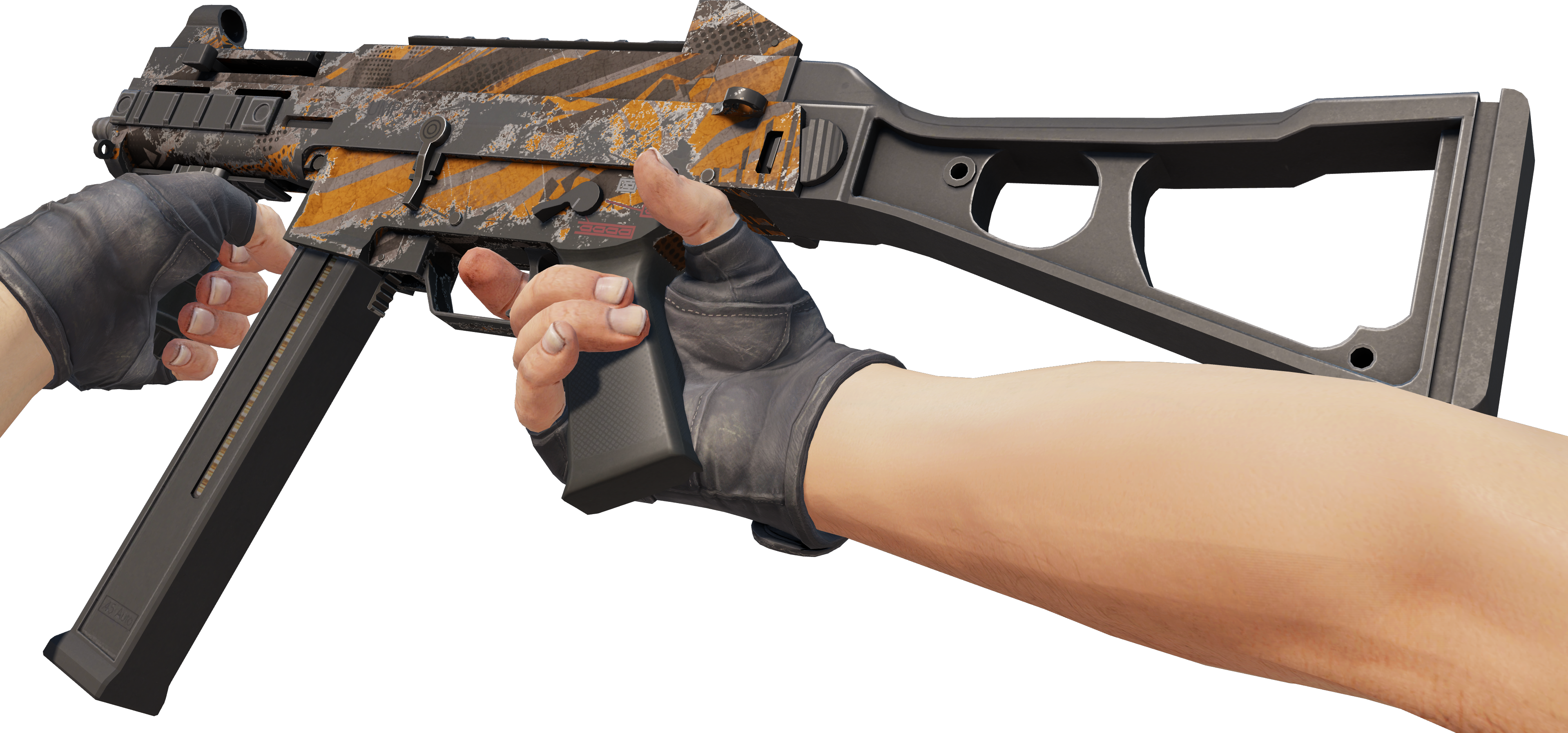 Preview image 3 of UMP-45 | Oscillator (Battle-Scarred)