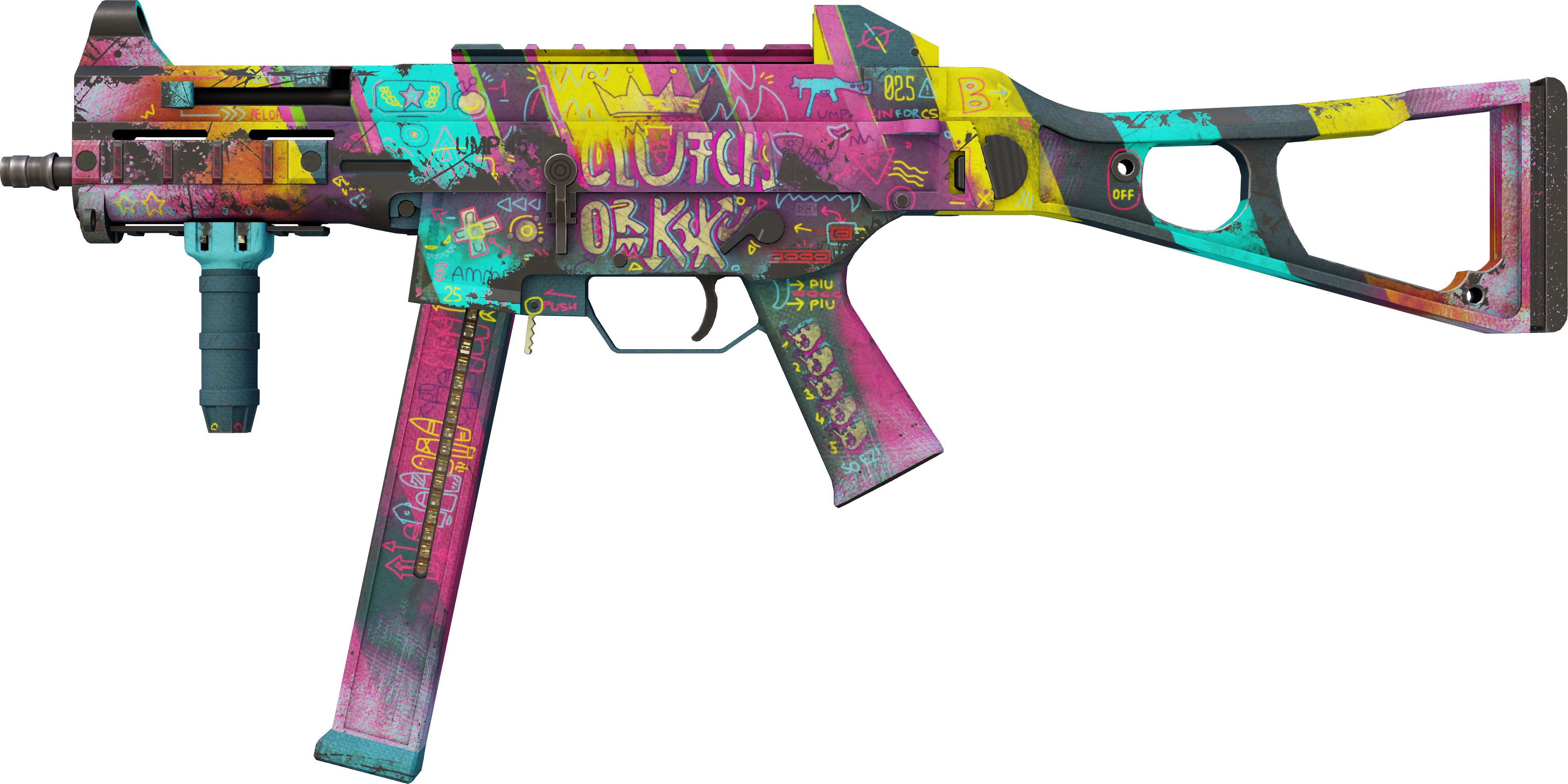 Preview image 1 of UMP-45 | Wild Child (Reissussa rähjääntynyt)