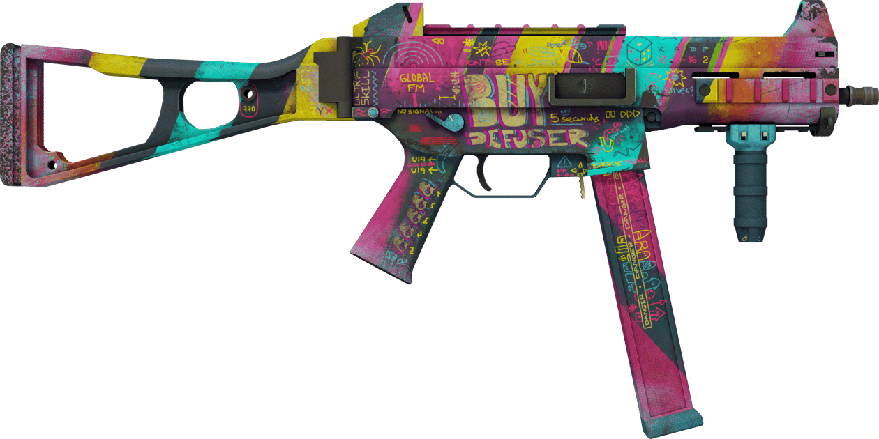 Preview image 2 of UMP-45 | Wild Child (มีรอยถลอกอย่างมาก)