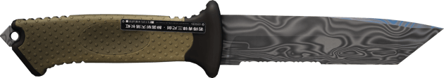 StatTrak™ Faca Ursus (★) | Aço de Damasco (Minimal wear)