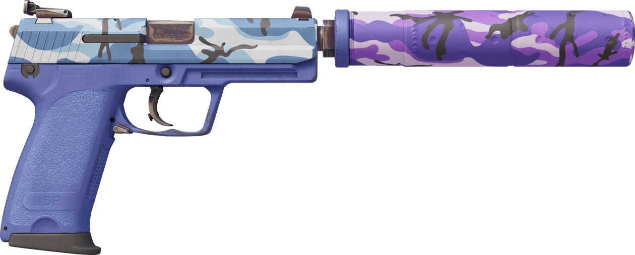 Preview image 2 of USP-S | Alpine Camo (Field-Tested)