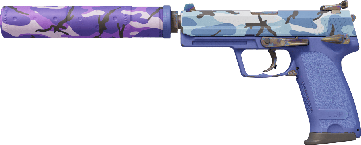 Preview image 1 of USP-S | Wysokogórski kamuflaż (lekkie zużycie)