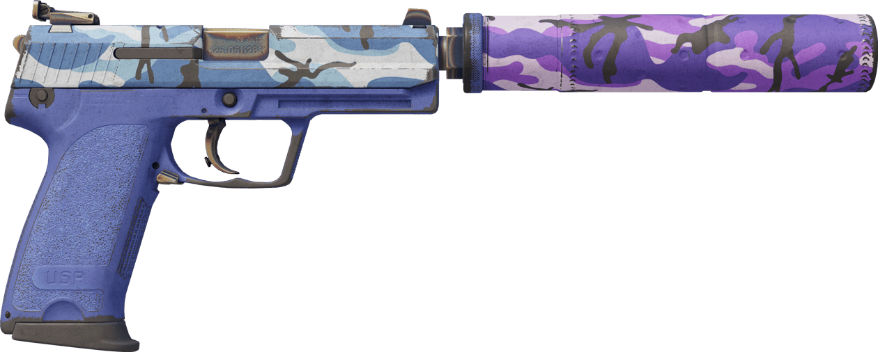 Preview image 2 of USP-S | Alpine Camo (Well-Worn)