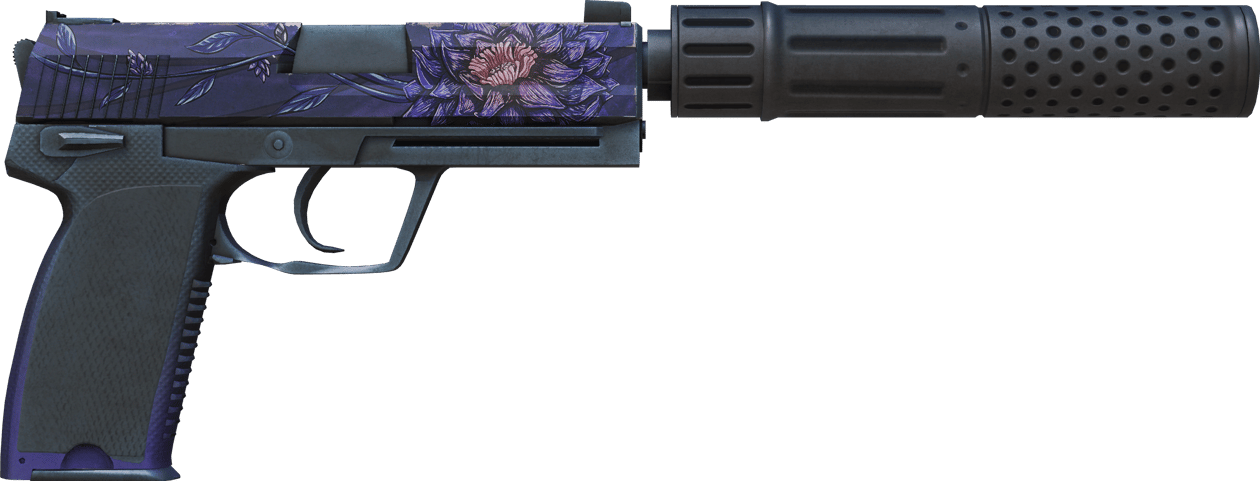 Preview image 2 of USP-S | Black Lotus (Testado no Terreno)