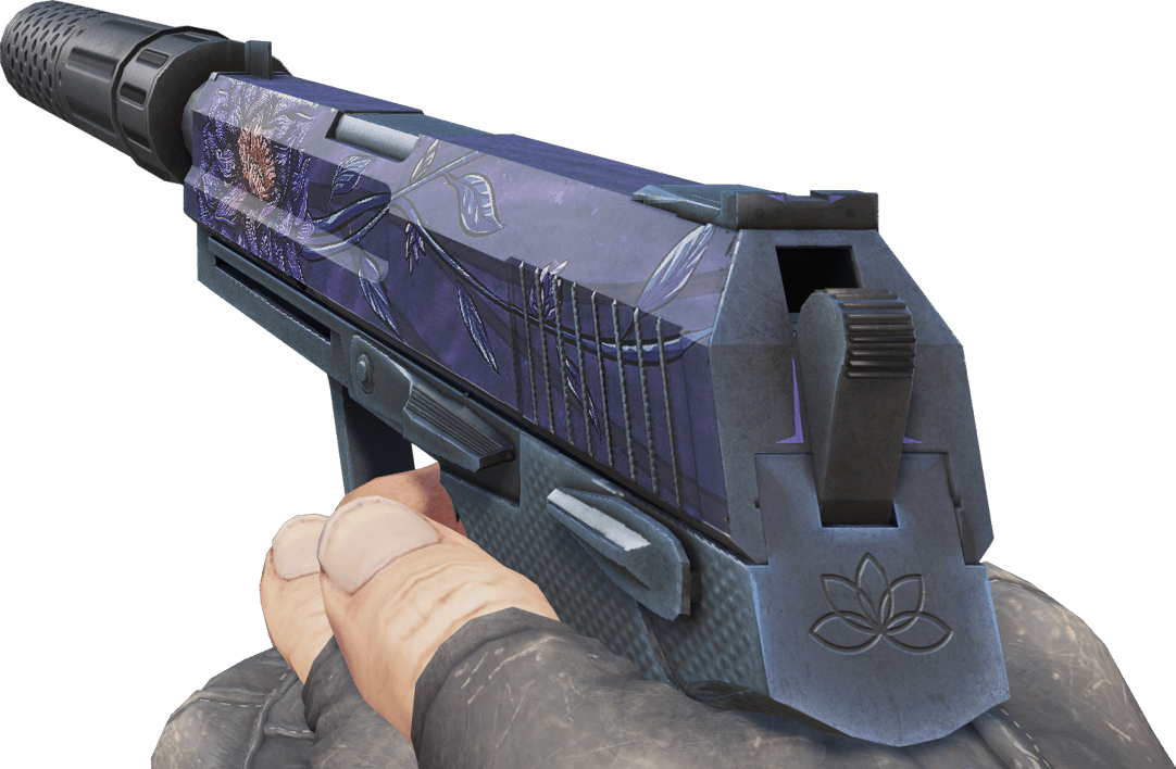 Preview image 3 of USP-S | Black Lotus (Testado no Terreno)