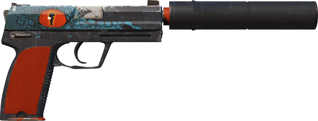 Preview image 2 of USP-S | 凱門鱷 (輕微磨損)