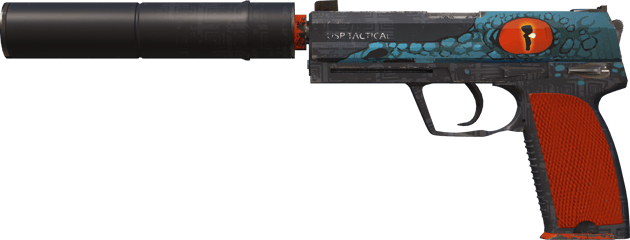 USP-S | 凱門鱷 (輕微磨損)