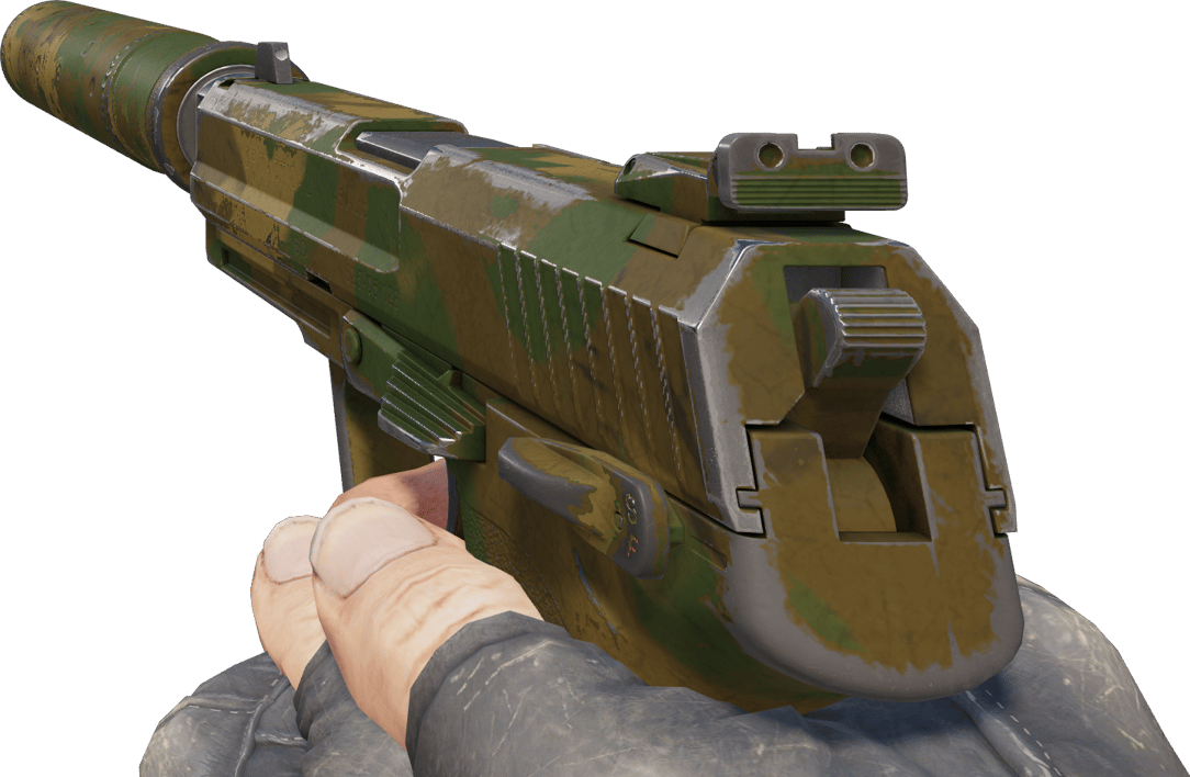 Preview image 3 of USP-S | 나뭇잎 (현장에서 쓰인)