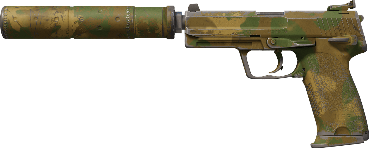 Preview image 1 of USP-S | 나뭇잎 (현장에서 쓰인)