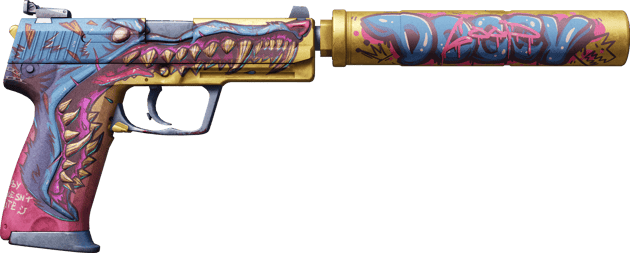 Preview image 2 of USP-S | Brise-mâchoires (Marquée par les combats)