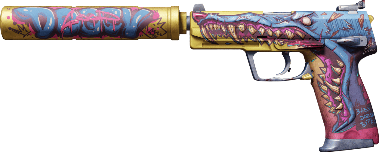 Preview image 1 of USP-S | Brise-mâchoires (Marquée par les combats)