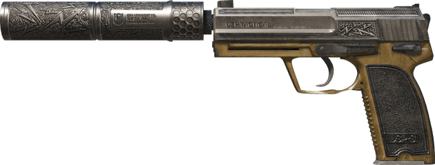 USP-S | Lead Conduit (ถลอกปอกเปิกจากการรบ)